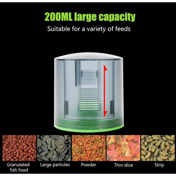 Automatic Fish Feeder Electric Aquarium Feeder Auto Adjustable Food Timer Fish Tank Dispenser